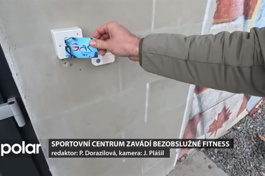 Městské sportovní centrum zavádí bezobslužné fitness