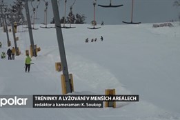 I menší lyžařské areály Jeseníků ožívají lyžařskými výcviky nebo tréninky klubů a škol