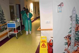 Dětské oddělení krnovské nemocnice se proměnilo v pohádkový svět