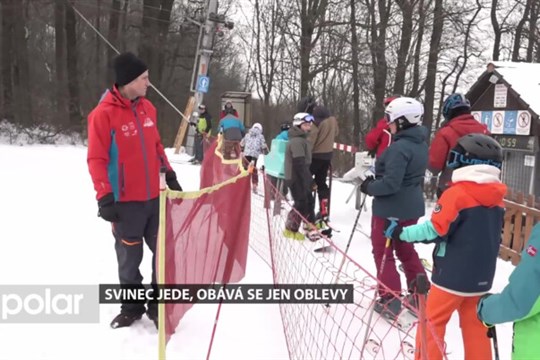 Svinec jede a plánuje závody pro veřejnost. Věří, že v lednu obleva nenastane