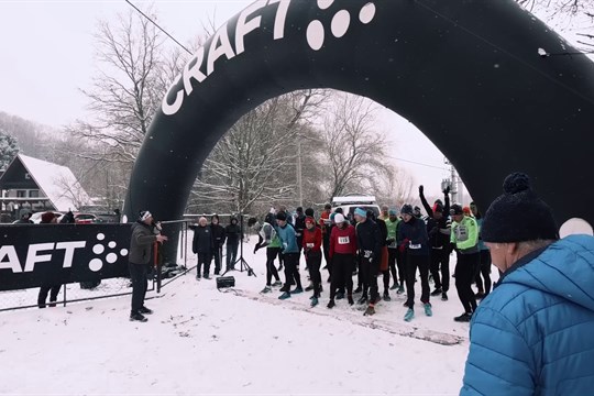 Extrémní podmínky účastníky Tříkrálového běhu neodradily