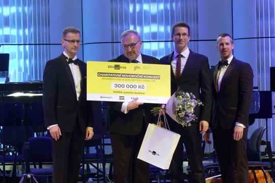 Charitativní koncert ve Zlíně přinesl rekordní výtěžek