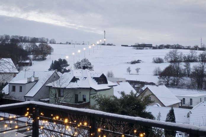 Lyžařská sezona v Luhačovicích v plném proudu. Na svahu se jezdí každý den