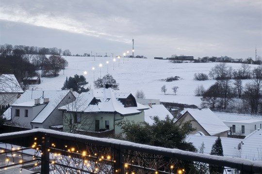 Lyžařská sezona v Luhačovicích v plném proudu. Na svahu se jezdí každý den