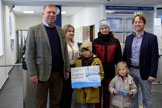 Aquapark uvítal už pět milionů návštěvníků