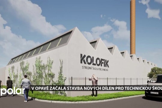 V Opavě začala stavba nových dílen pro Střední školu technickou. Přinesou zásadní zlepšení výuky