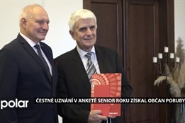 Čestné uznání v anketě Senior roku získal občan Poruby