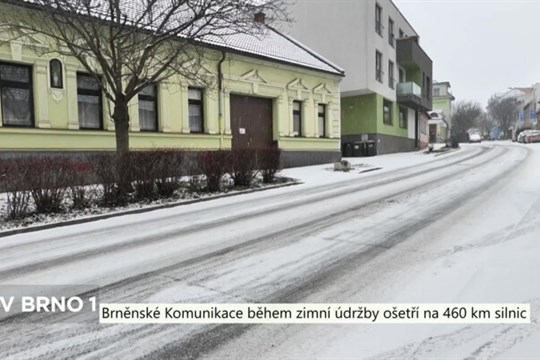 Brněnské Komunikace během zimní údržby ošetří na 460 km silnic