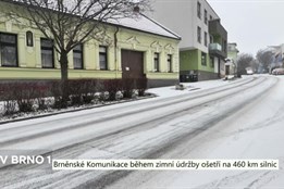 Brněnské Komunikace během zimní údržby ošetří na 460 km silnic