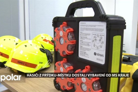 MS kraj daroval dobrovolným hasičům z Frýdku-Místku vybavení