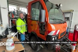 Studénka zažívá třetí zimu bez externí firmy, stará se sama