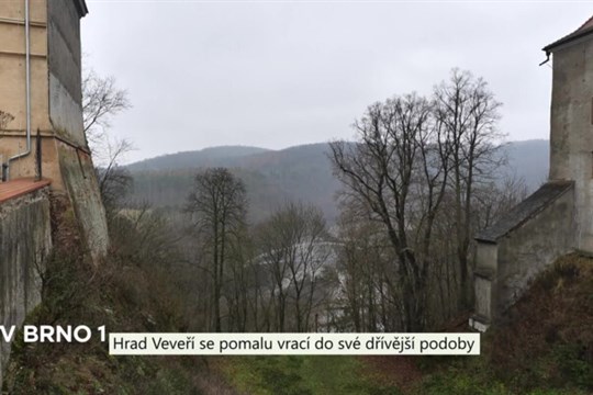 Hrad Veveří se pomalu vrací do své dřívější podoby