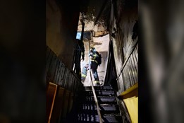 Požár rodinného domu v Moravském Berouně