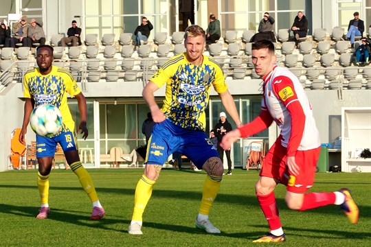 Výhru Zlína trefil v závěru Kanu, Slovácko otočilo zápas s Honvédem