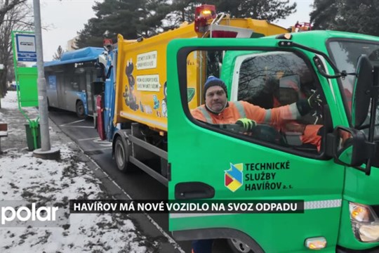 V hůře dostupných oblastech Havířova pomůže ve svozu odpadu nové vozidlo
