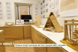 Výstava strojů Leonarda da Vinci zaujme jak děti, tak i dospělé