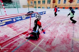 Do základní školy Pod Vinohrady zavítala florbalová Winter Classic 