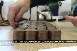 Většina pokladniček je sečtena, lidé mají chuť pomáhat