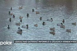 Zásady krmení ptactva přinášejí informační cedule nad Ostravicí