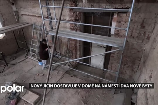 Nový Jičín dostavuje v historickém domě na náměstí dva nové byty