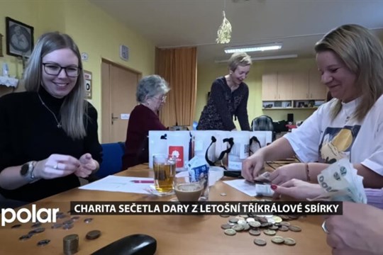 Charita Studénka sečetla dary z letošní Tříkrálové sbírky