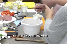 Tvořivé dílny ukázaly školu v reálu, zájemci testovali cvičné kuchyně