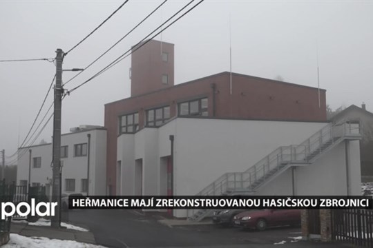 V ostravských Heřmanicích slavnostně otevřeli novou hasičskou zbrojnici, má zlepšit zázemí i akceschopnost místních dobrovolných hasičů