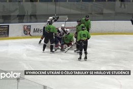 BEZ KOMENTÁŘE: Hokejisté Studénky jeli až na hranu možností