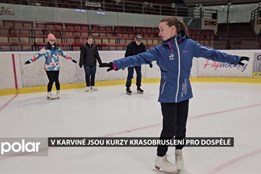 V Karviné jsou kurzy krasobruslení pro dospělé, hlásí se sportovci i rodiče