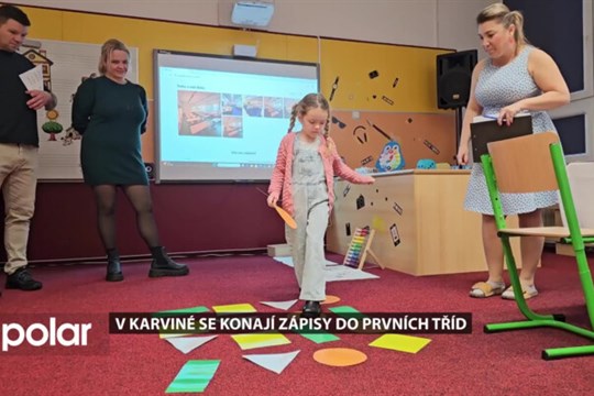 I v Karviné se konají zápisy do prvních tříd, ve školách sázejí i na alternativní výukové prvky