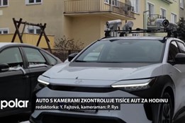 Kontrola parkování v Opavě zrychlila. Auto s kamerami na střeše zkontroluje tisíce aut za hodinu