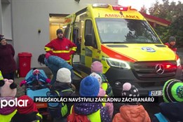 Frýdlanští předškoláci navštívili základnu zdravotnických záchranářů