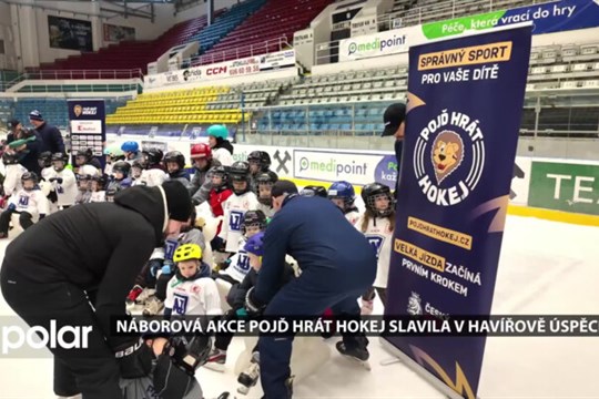 Náborová akce Pojď hrát hokej slavila v Havířově rekordní úspěch