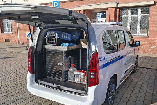 Olomoučtí strážníci dostali nové odchytové auto