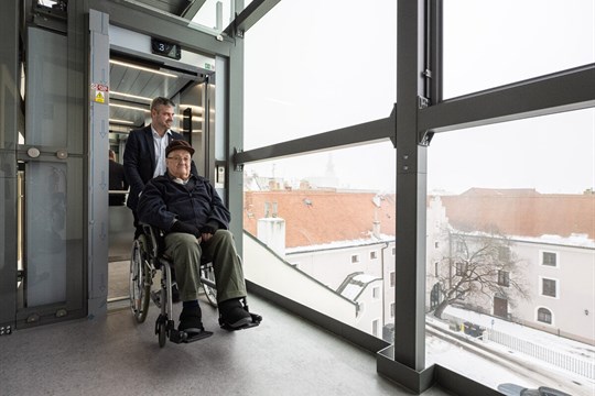 Nový výtah usnadní návštěvu radnice v Kroměříži