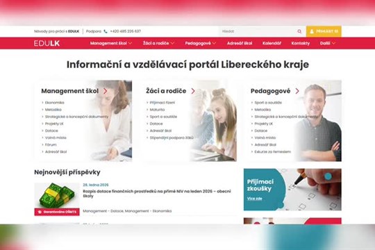 Kraj pokračuje v projektu Krok k budoucnosti
