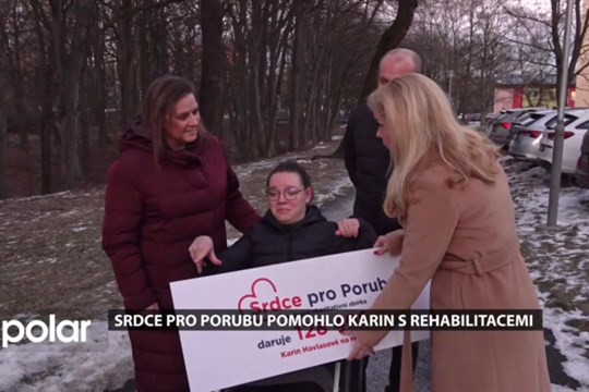 Srdce pro Porubu pomohlo Karin s rehabilitacemi. Vybralo se 128 400 Kč