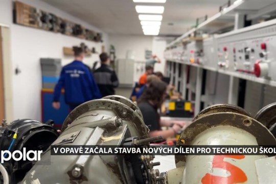 Žáci Střední školy technické v Opavě se mohou těšit na nové dílny