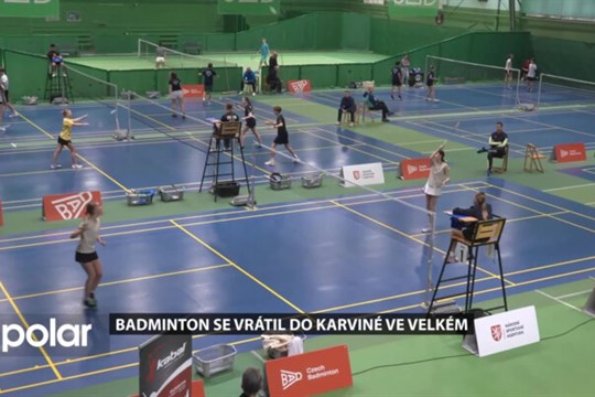 Velký návrat badmintonu do Karviné doprovázela špička hráčů z celé České republiky