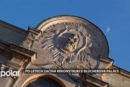 Památkově chráněný Blücherův palác se dočká záchrany. V Opavě začala jeho rekonstrukce