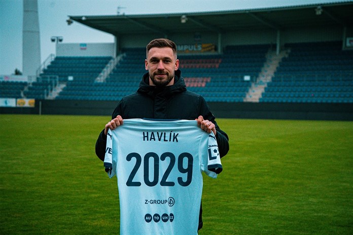 Klíčový záložník Havlík podepsal ve Slovácku smlouvu až do léta 2029