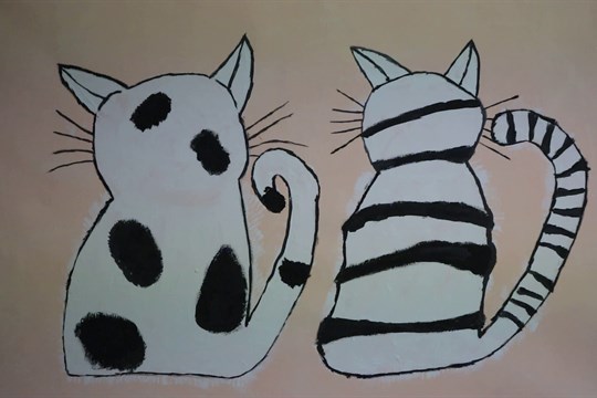 Čekárnu kyjovské porodnice vyzdobila dětská dílka