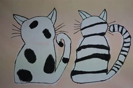 Čekárnu kyjovské porodnice vyzdobila dětská dílka