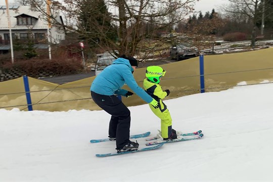 Lyžařská škola Alceda jezdila na Trojáku 