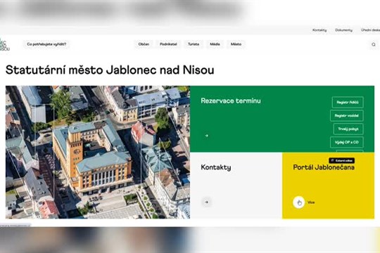 Jablonec spustil Portál Jablonečana