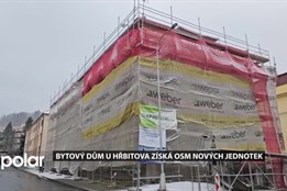 Odry rekonstruují bytový dům naproti městskému hřbitovu, v nadstavbě vznikne osm nových jednotek
