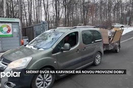 Sběrný dvůr na Karvinské má novou provozní dobu