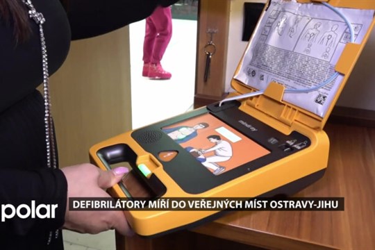 Ostrava-Jih rozšiřuje síť defibrilátorů. Přístroje míří na frekventovaná místa i k hasičům