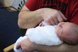 Prvním hodonínským dítětem roku 2026 je Tomáš Garšic