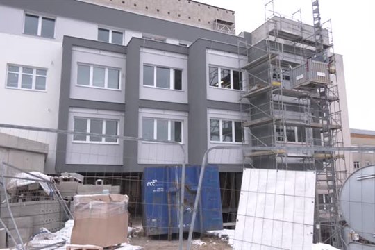 V turnovské nemocnici pokračuje přístavba pavilonu TA